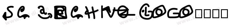 SC ARCHIVO logo字体转换